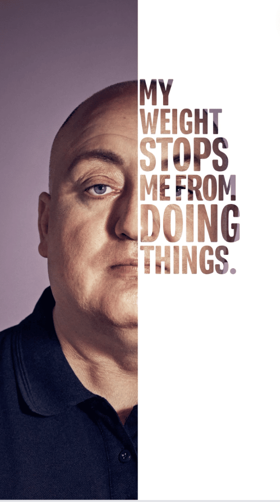 My weight stops me from doing things